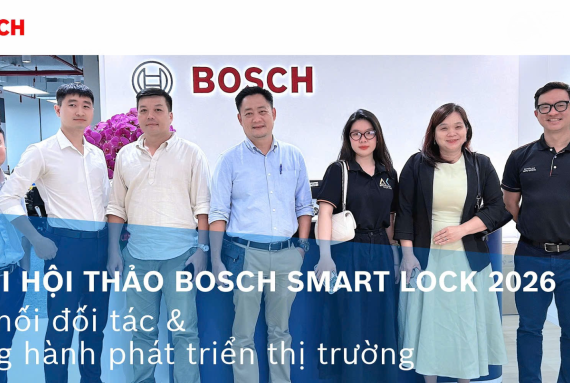 Bếp An Khang hân hạnh tham dự chuỗi Hội thảo Bosch Smart Lock 2026